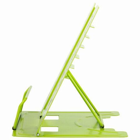 Подставка для книг и учебников BRAUBERG KIDS "Avocado", регулируемый угол наклона, металл, 238052 