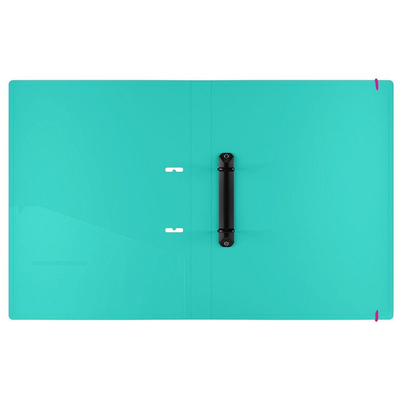 Папка на 2 кольцах Berlingo "Raze" А4, 24мм, 600мкм, D-кольца, с внутр. карманом, фиолетовая, софт-тач 