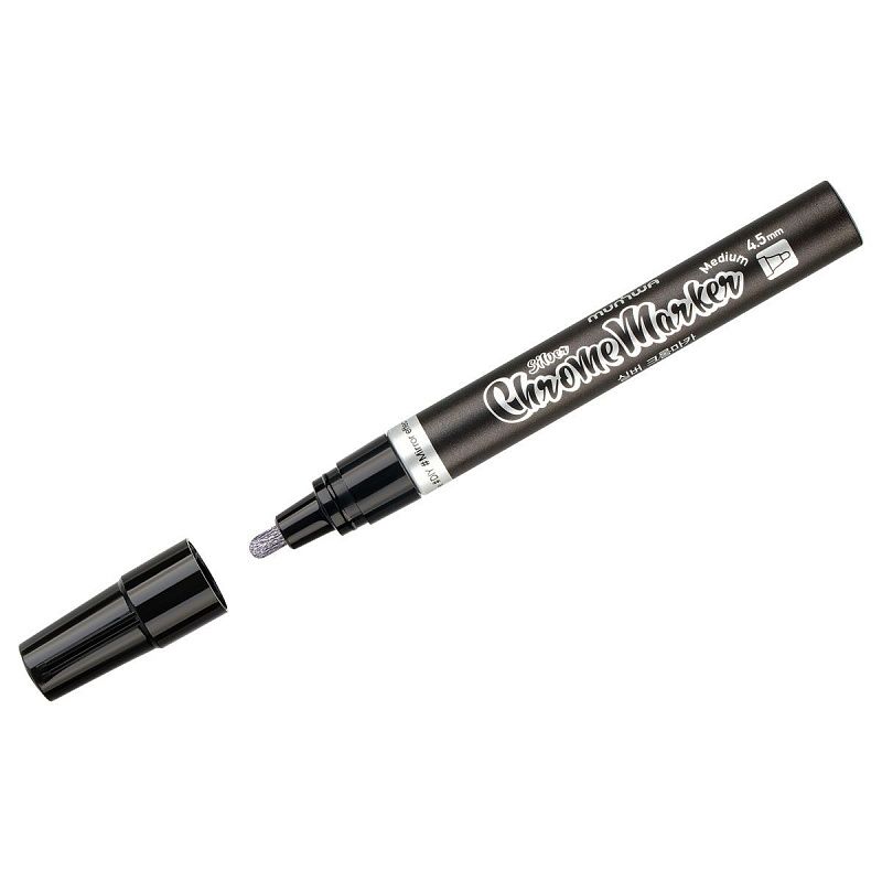 Маркер-краска MunHwa зеркальный «Жидкий хром», 4,5мм