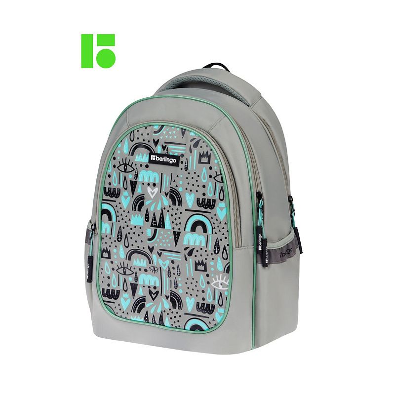 Рюкзак Berlingo Modern "Eyes" 38*30*18см, 3 отделения, 2 кармана, эргономичная спинка 