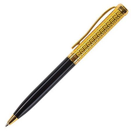 Ручка подарочная шариковая GALANT "Empire Gold", корпус черный с золотистым, золотистые детали, пишущий узел 0,7 мм, синяя, 140960 