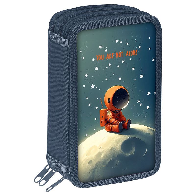 Пенал 3 отделения, 190*110 ArtSpace "On the moon", ткань