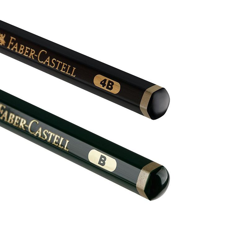 Набор карандашей ч/г Faber-Castell "Pitt Graphite Matt" и "Castell 9000", 20 предметов, заточен., метал. кор.