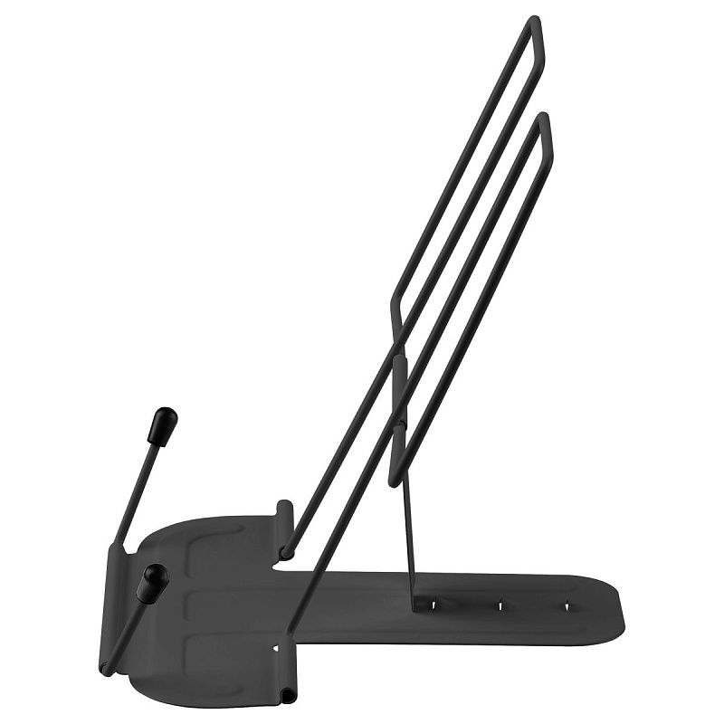 Подставка для книг СТАММ, металлическая, с упором, чёрная 