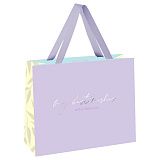 Пакет подарочный 32*26*12см MESHU "Lavender color", отд. фольгой, матовая ламинация