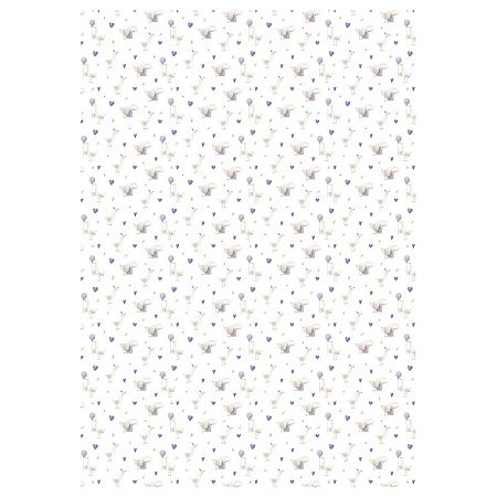 Упаковочная бумага глянц. 70*100см, MESHU "Gooset", 80г/м2