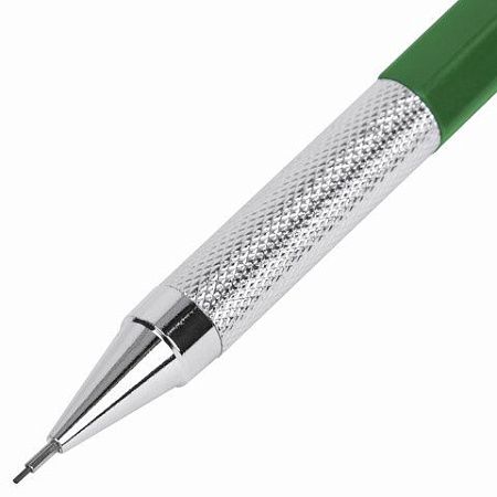Карандаш механический 0,7 мм + грифели HB 24 штуки на блистере, BRAUBERG "METALLIC-X 07", металлические детали, 181966 