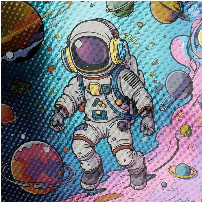 Папка для тетрадей 1 отделение, А4, ArtSpace "Space", ламинированный картон, фольга, на молнии 