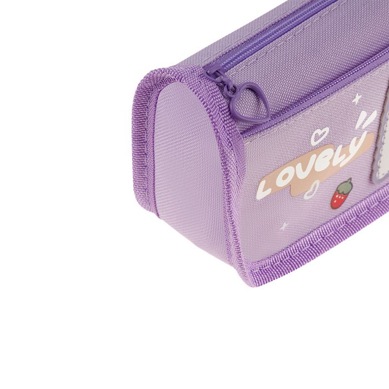 Пенал мягкий 210*85*50 MESHU "Lovely", 2 отделения, полиэстер 