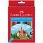 Карандаши цветные Faber-Castell "Замок", 36цв., шестигр., заточ.+точилка, картон, европодвес