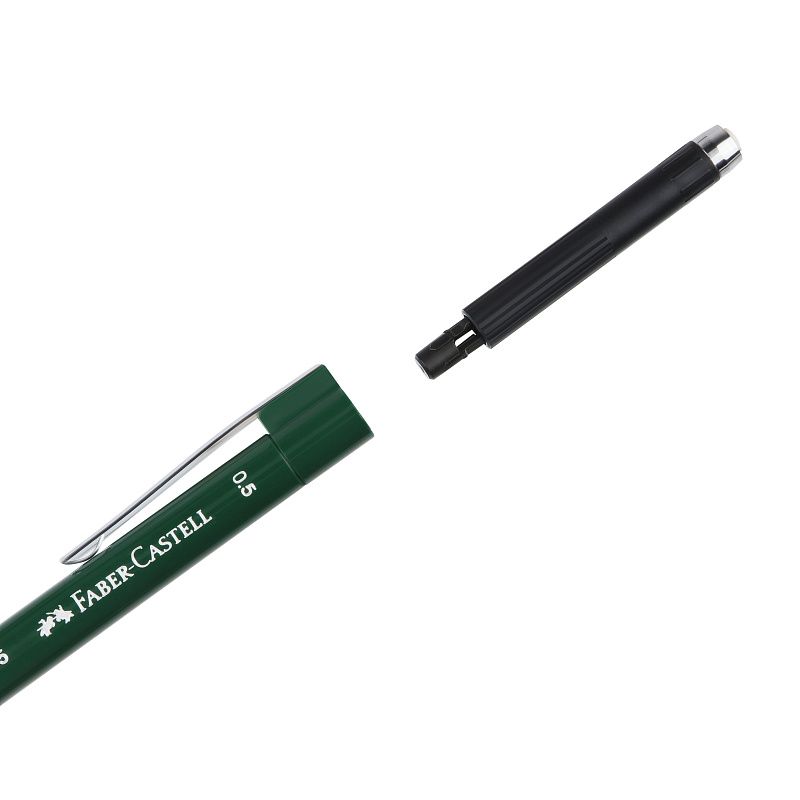 Карандаш механический Faber-Castell "Grip 1345" 0,5мм, B, грип, с ласт., автоподача грифеля, зеленый 