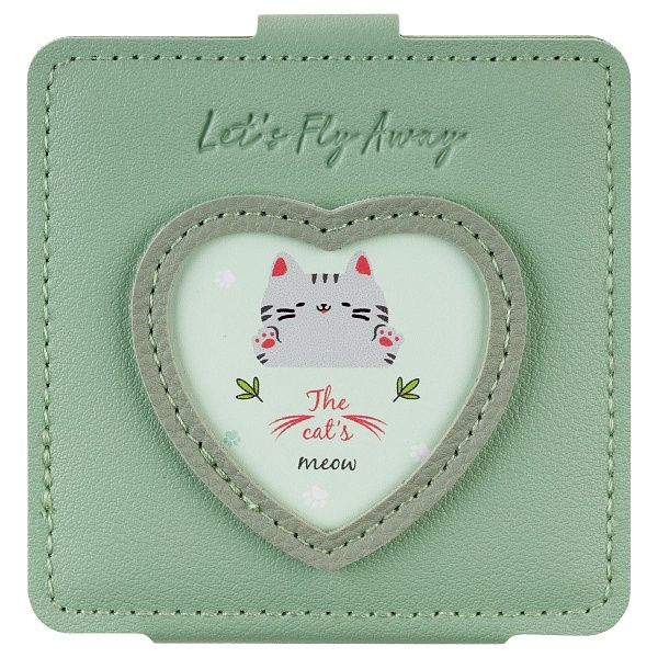 Зеркальце карманное складное MESHU "Кто сказал "Мяу"?"