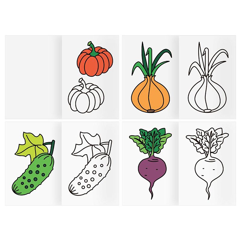 Раскраска А5, 16 стр.,  ТРИ СОВЫ "Посмотри и раскрась. Выпуск №2"