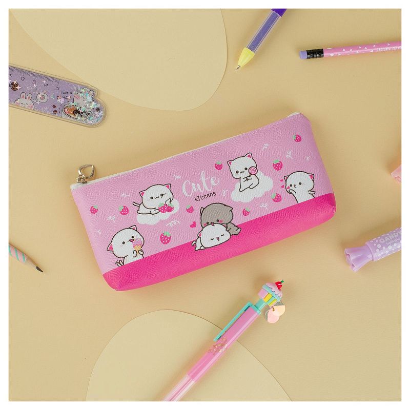 Пенал мягкий 200*85*30 MESHU "Cute", искусственная кожа