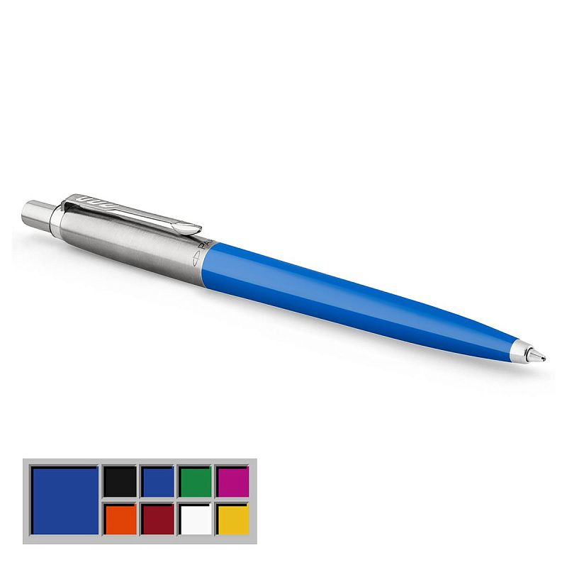 Ручка шариковая Parker "Jotter Blue CT" синяя, 1,0мм, кнопочн., пластик. корпус, блистер 