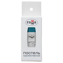 Пастель художественная Гамма, серо-синяя №727, штучная, картон. упаковка