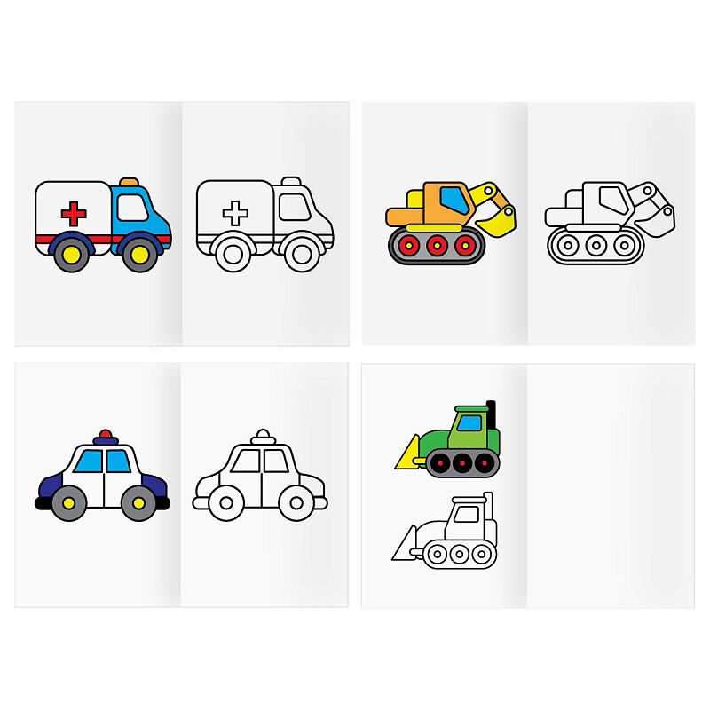 Раскраска А5, 16 стр.,  ТРИ СОВЫ "Посмотри и раскрась. Выпуск №3"