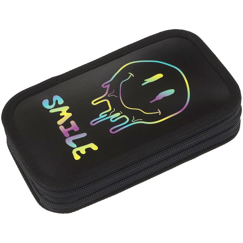 Пенал 2 отделения, 190*105 ArtSpace "Dark smile", ламинированный картон 