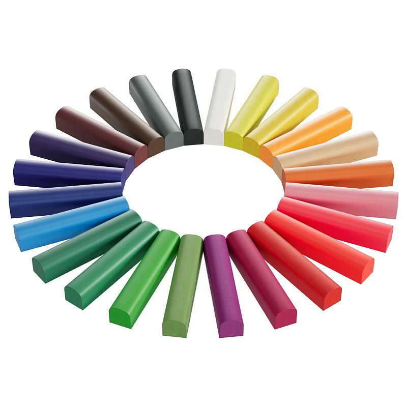 Пластилин восковой мягкий Гамма "Пчелка", 24 цвета, 288г, со стеком, картон. упаковка