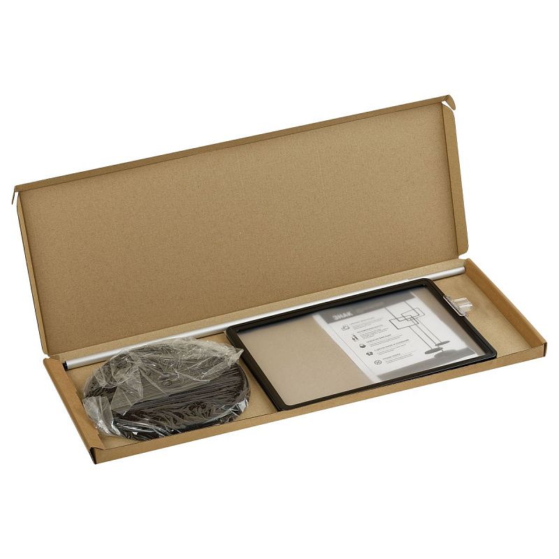 Стойка информационная OfficeSpace телескопическая А4, черная