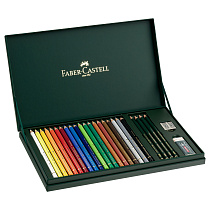 Карандаши цветные художественные Faber-Castell "Polychromos", 20цв.+ 4ч/г заточен., студийная коробка