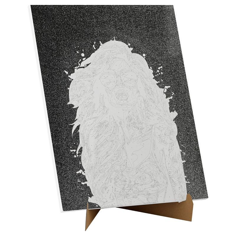 Картина по номерам на холсте с глиттером ТРИ СОВЫ "Драйв", 40*50, с акриловыми красками и кистями