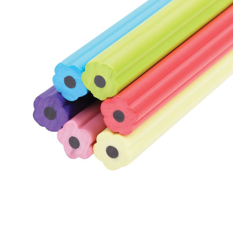 Карандаш ч/г Мульти-Пульти "Цветок", HB, незаточен., пластиковый, формовой корпус 