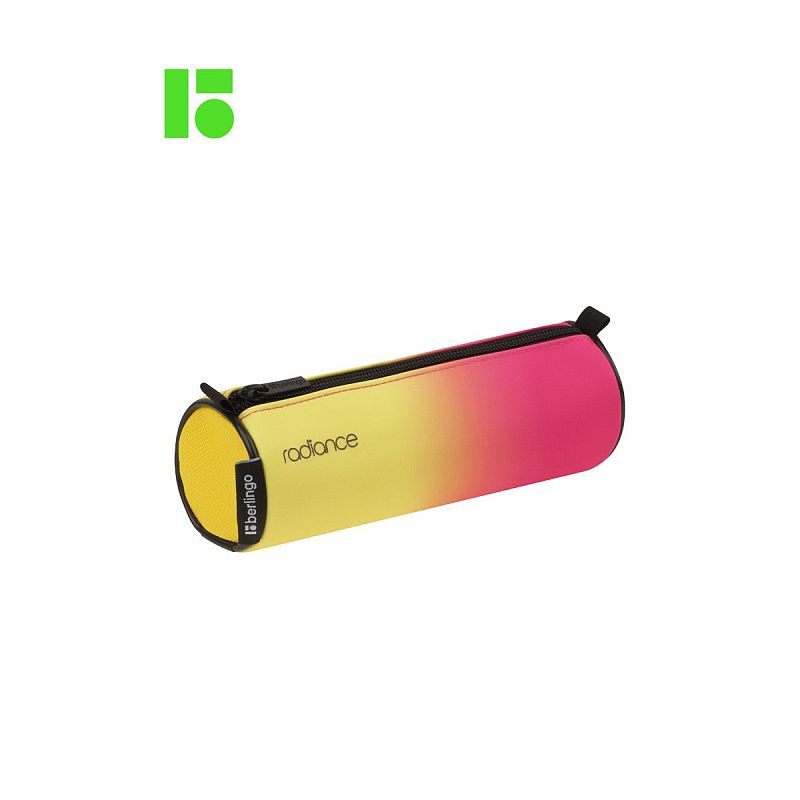 УЦЕНКА - Пенал 1 отделение, 210*60 Berlingo "Radiance", полиэстер, желтый (осн 352042) 