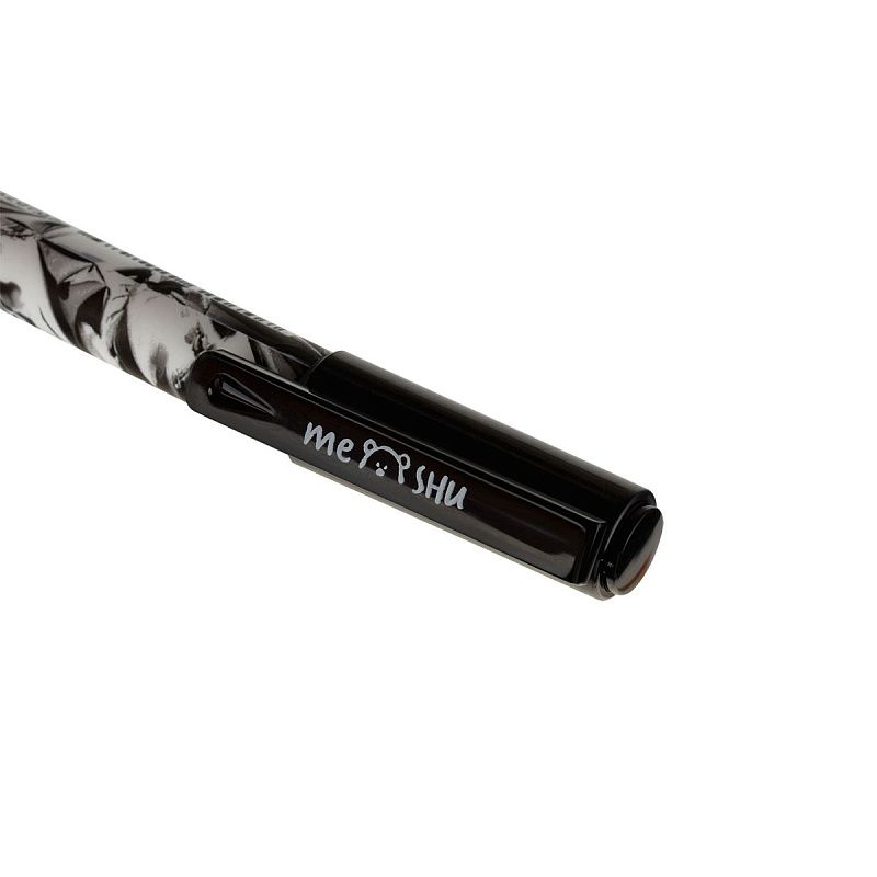 Ручка гелевая стираемая MESHU "Cyber love" синяя, 0,5мм, корпус ассорти 