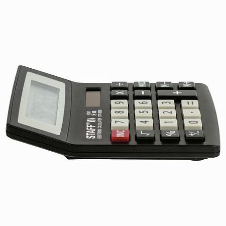 Калькулятор настольный STAFF STF-8008, КОМПАКТНЫЙ (113х87 мм), 8 разрядов, двойное питание, 250147