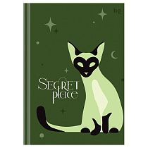 Записная книжка А5 80л. BG "Secret place", матовая ламинация, выборочный лак, блок в точку, 100 гр/м2