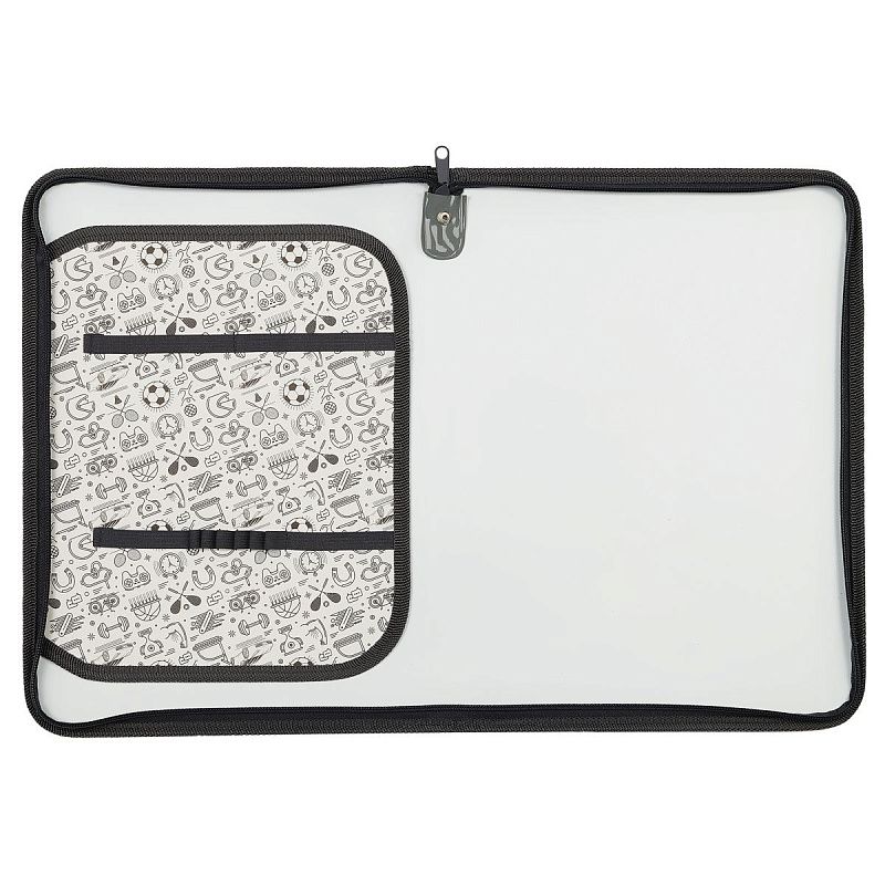 Папка для труда 1 отделение, А4, ArtSpace "Skateboard", 325*230*25мм, пластик, молния вокруг, откид. планка 