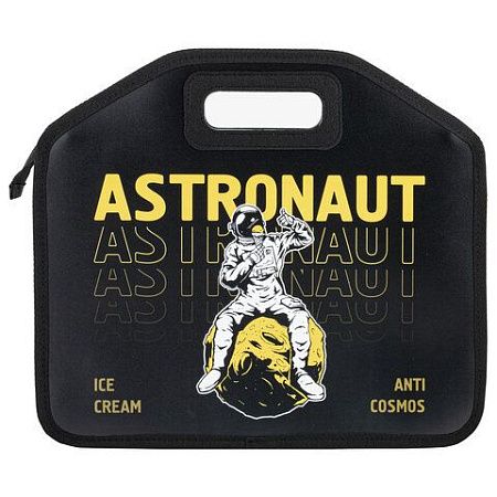 Папка-сумка ЮНЛАНДИЯ, 1 отделение, фетровые ручки, 34х30х11 см, "Astronaut", 271001 