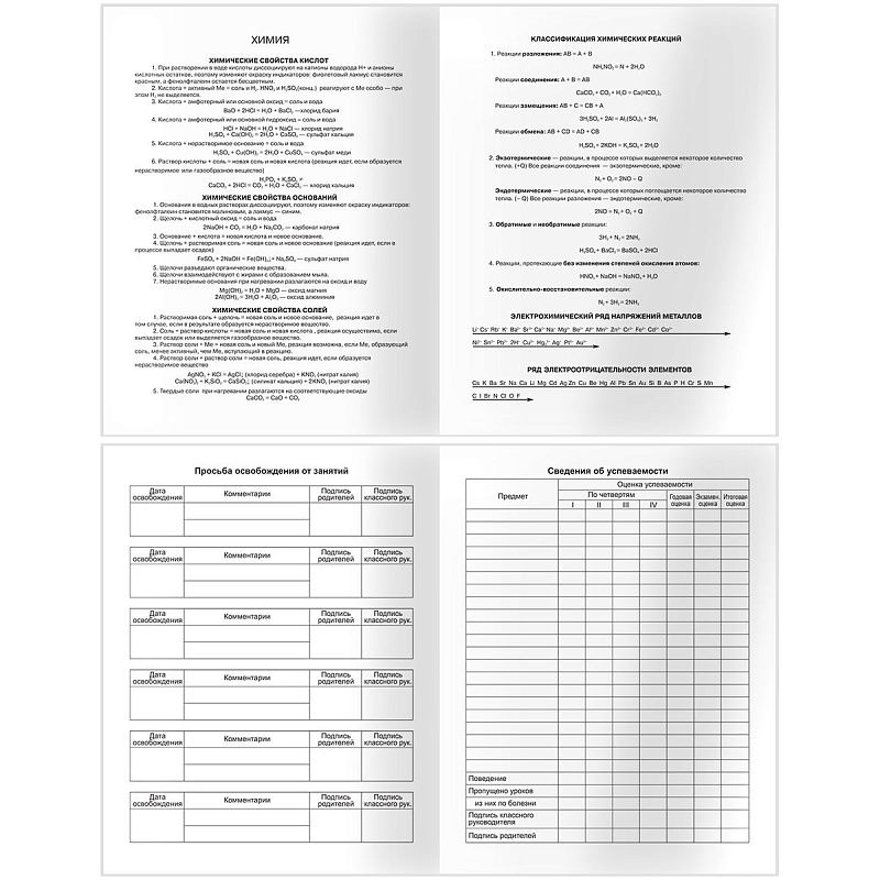 Дневник 5-11 кл. 48л. (твердый) BG "Формула воды", глянцевая ламинация