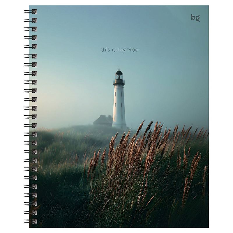 Тетрадь 96л., А5, клетка на гребне BG "Туманность", матовая ламинация, твердая обложка