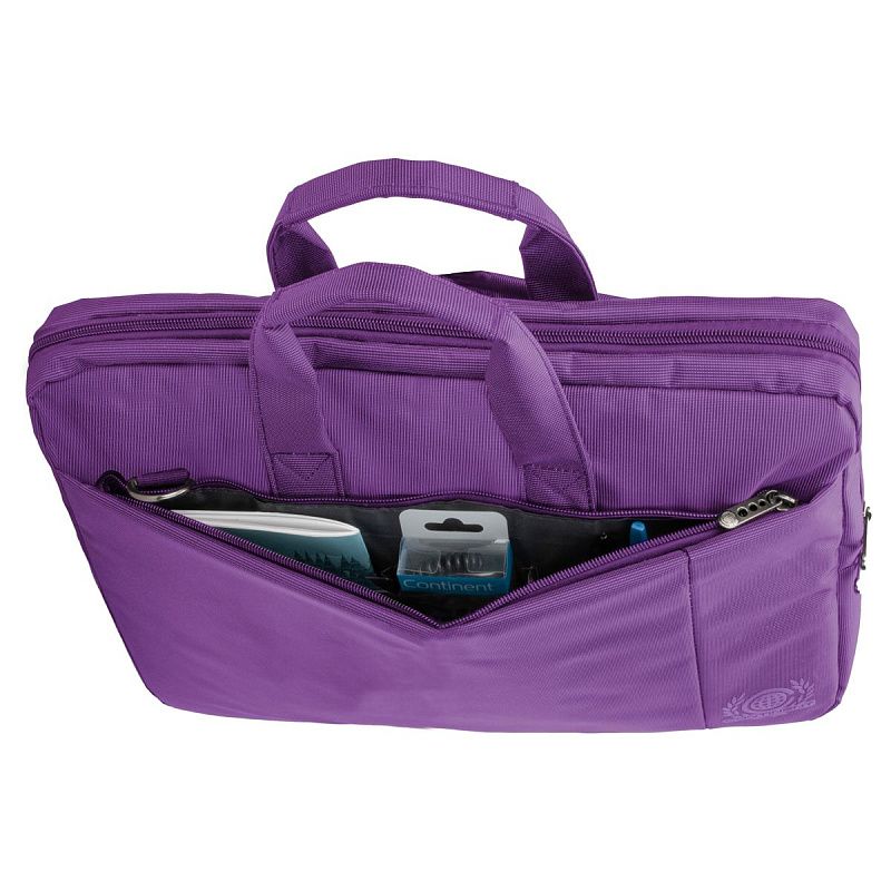 Сумка для ноутбука 15,6"-16" Continent CC-215 PP полиэстер, бордовый, 400*300*50мм 