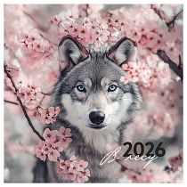 Календарь настенный перекидной на скрепке, 290*290 мм 6л. BG "Лесные обитатели", 2026г.