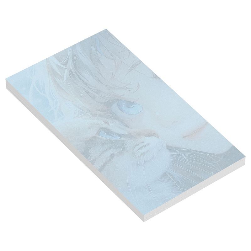 Блок для записей MESHU "Сute girl", 10*17см, 50л., на склейке