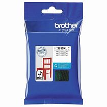 Картридж струйный BROTHER (LC3619XLC) для MFC-J3530DW/J3930DW, голубой, оригинальный, ресурс 1500 страниц
