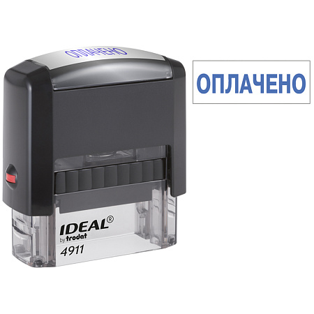 Штамп Ideal "ОПЛАЧЕНО", 38*14мм (161487)