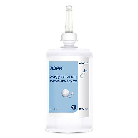 Картридж с жидким мылом Tork "Advanced"(S1), (для кода 128245, 221680, 217706), 1л, гигиеническое 