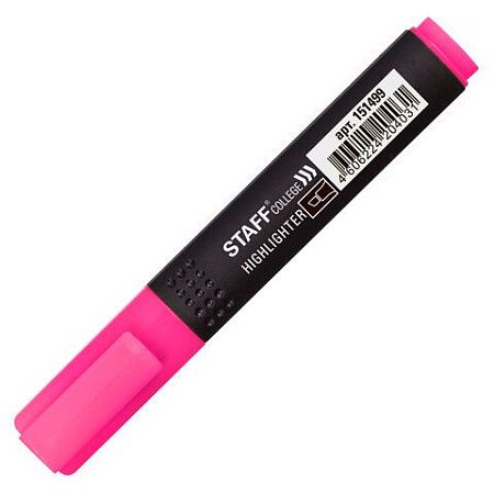 Текстовыделитель STAFF College "STICK HL-497", РОЗОВЫЙ, 1-4 мм, 151499 