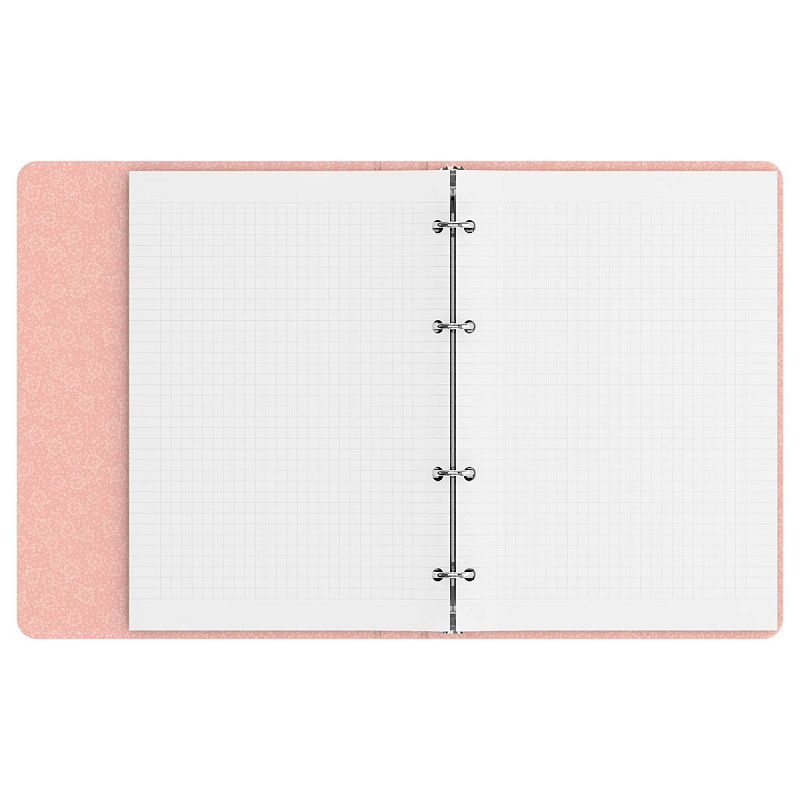 Тетрадь на кольцах А5, 120л., BG "Цветочный паттерн", картон, матовая ламинация, выб. лак