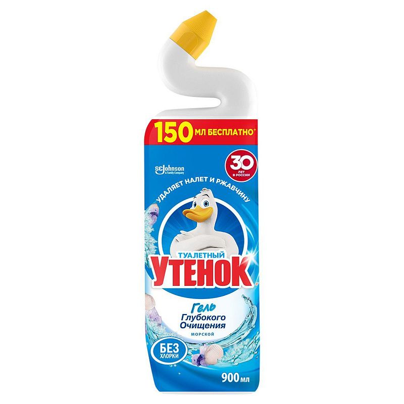 Средство для туалета Туалетный утенок "Морской", 5в1, 900мл 