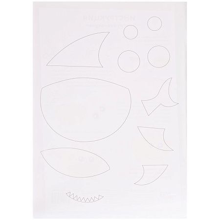 Цветная пористая резина (фоамиран) ArtSpace, А4, 5л., 5цв., 2мм, оттенки синего
