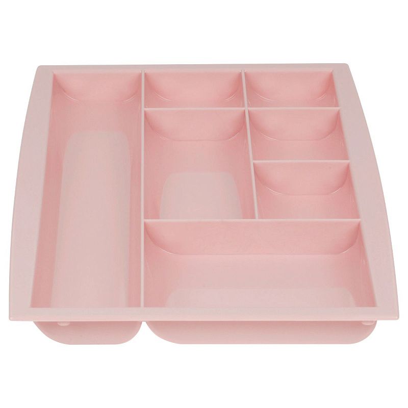 Настольная подставка СТАММ "Field", полистирол, розовая