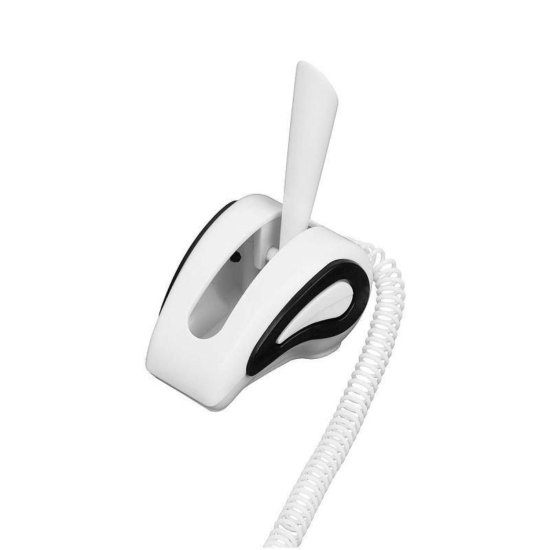 Ручка шариковая настольная OfficeSpace синяя, 0,7мм, белый корпус, белая подставка, европодвес 