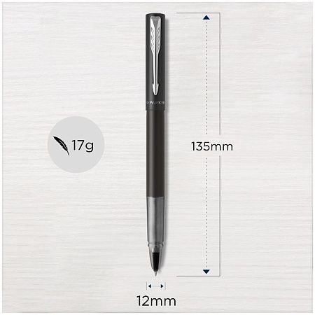 Ручка-роллер Parker "Vector XL Black" черная, 0,8мм, подарочная упаковка 