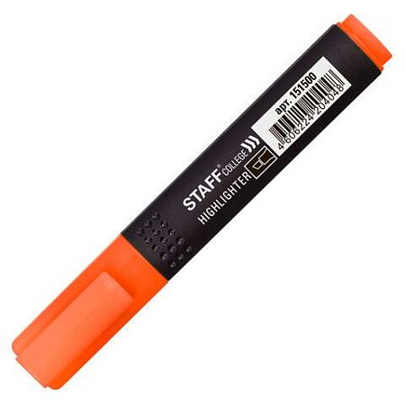 Текстовыделитель STAFF College "STICK HL-497", ОРАНЖЕВЫЙ, 1-4 мм, 151500 