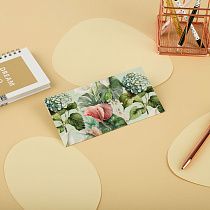 Конверт для денег MESHU "Happy Birthday. Floral print", 85*164мм, мат. ламинация, фольга Конверт для денег MESHU "Happy Birthday. Floral print", 85*164мм, мат. ламинация, фольга